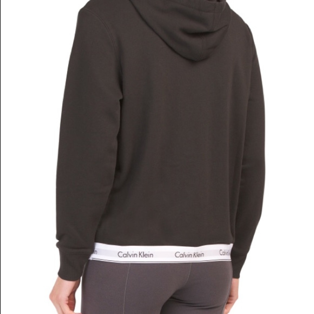 Calvin Klein, Long Sleeve Hoodie, Black, Size S